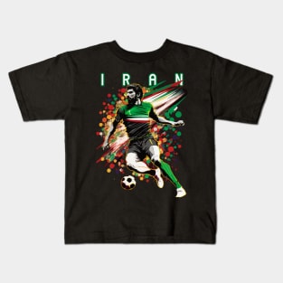 Iran Soccer Quality Design Kids T-Shirt